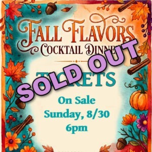 Fall Flavors Cocktail Dinner